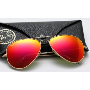 Ray ban Aviator Flash lense Large metal