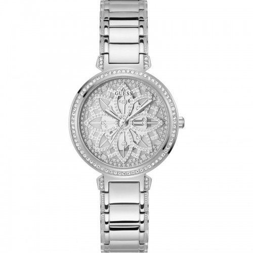 GUESS Ladies silver Tone Analog Watch