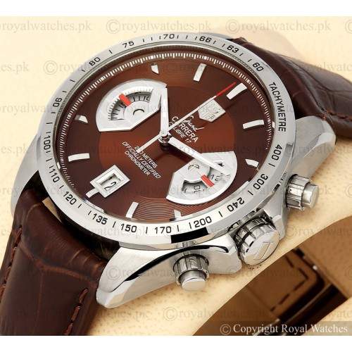 Tag Heuer Grand Carrera Calibre 17 with swiss flyback chronograph