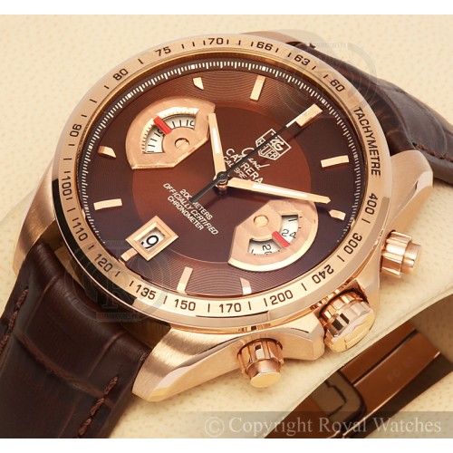 Tag Heuer Grand Carrera Calibre 17 with swiss flyback chronograph