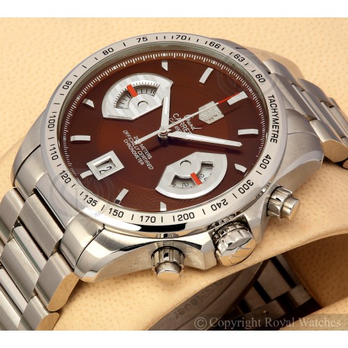 Tag Heuer Grand Carrera Calibre 17 with swiss flyback chronograph