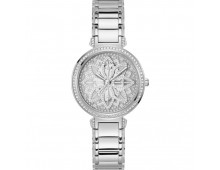GUESS Ladies silver Tone Analog Watch